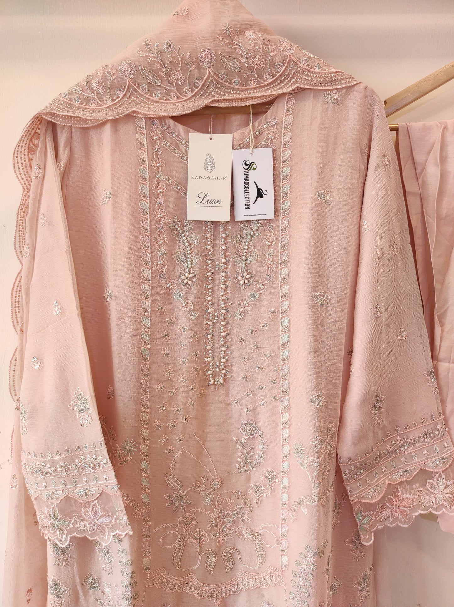 Embroidered Luxury Chiffon 3 PCS Stitched